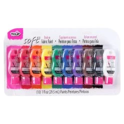Tulip Brush-On Fabric Paint Rainbow-10 Pack