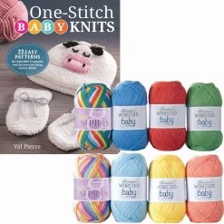 One-Stitch Baby Knits & Worsted Baby Yarn Pack
