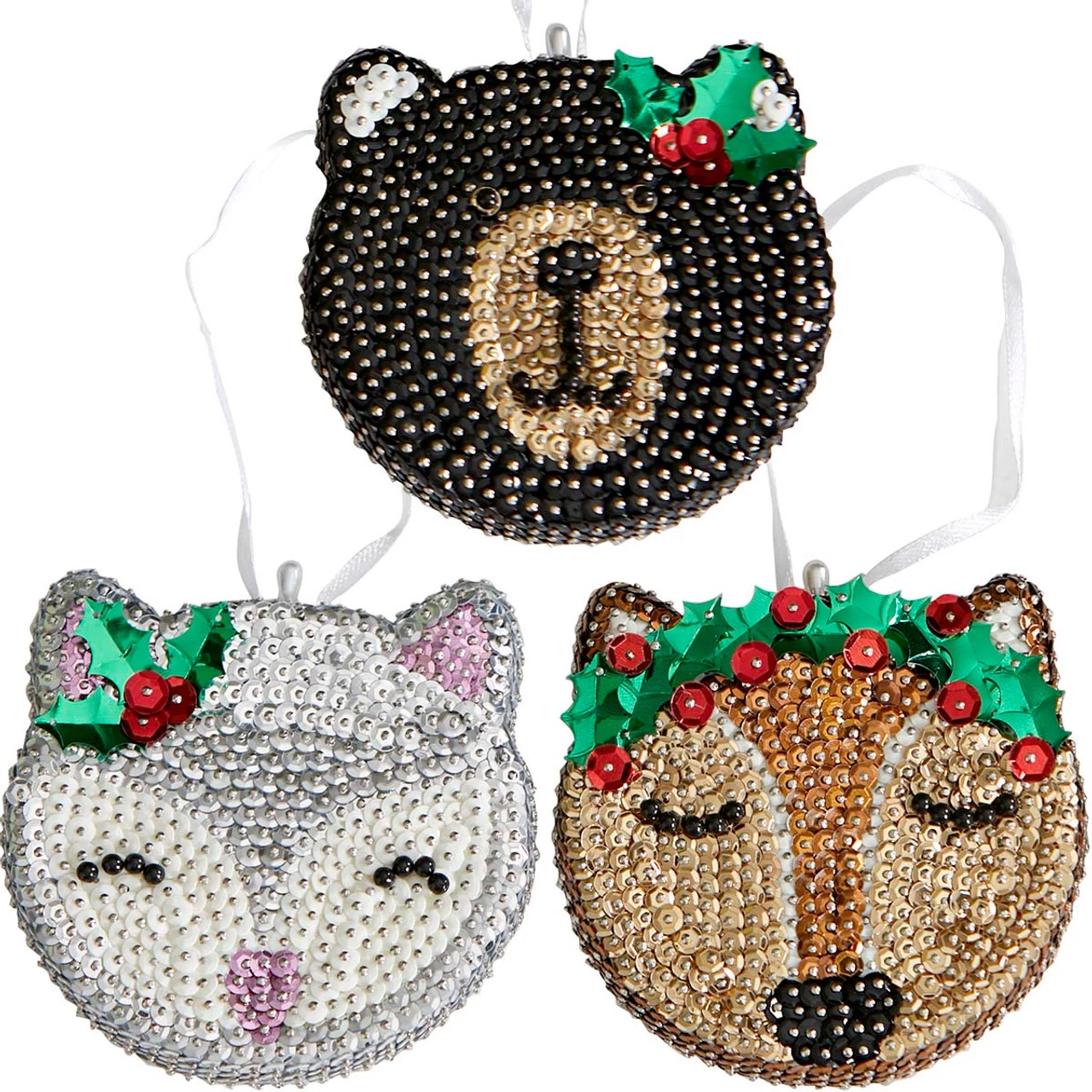 Sunrise Craft & Hobby Woodland Trio Ornament Kit