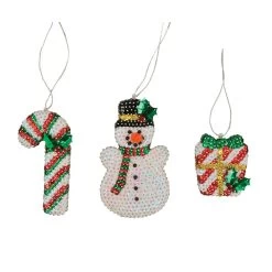 Herrschners Christmas Vibes Ornament Kit