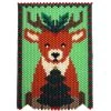 Herrschners Christmas Holly Reindeer Pony Bead Kit