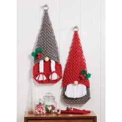Herrschners Christmas Gnomes Macrame
