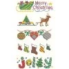 Herrschners Jolly Holiday Pillowcase Set Stamped Cross-Stitch