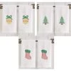 Herrschners Classic Christmas Towel Set Stamped Cross-Stitch