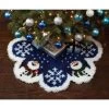 Herrschners Snow Happy Tree Skirt Latch Hook Kit