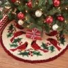 Herrschners Cardinal Twosome II Tree Skirt Latch Hook Kit