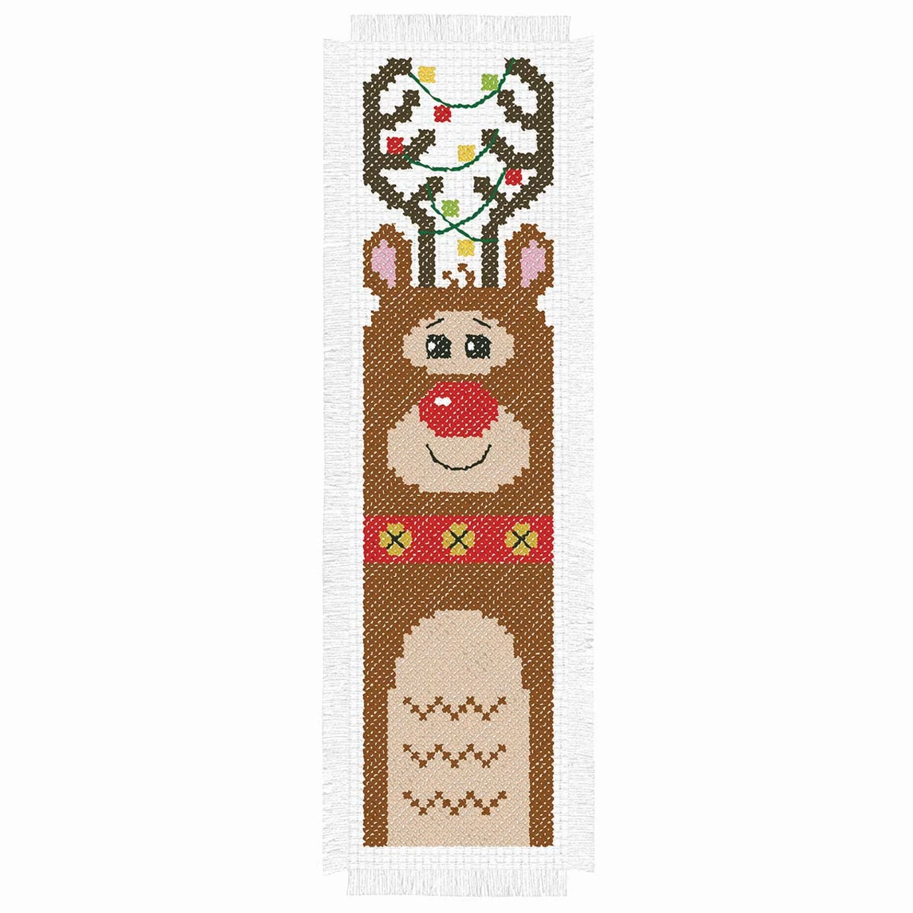 Herrschners North Pole Characters Bookmarks Counted Cross-Stitch Kit - Image 2