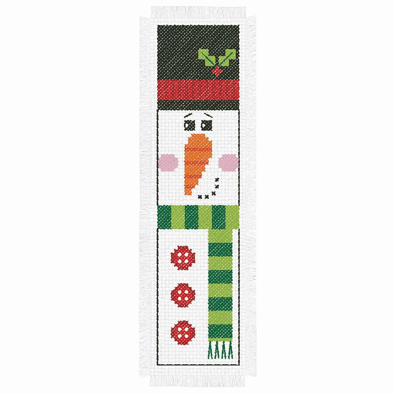 Herrschners North Pole Characters Bookmarks Counted Cross-Stitch Kit - Image 3