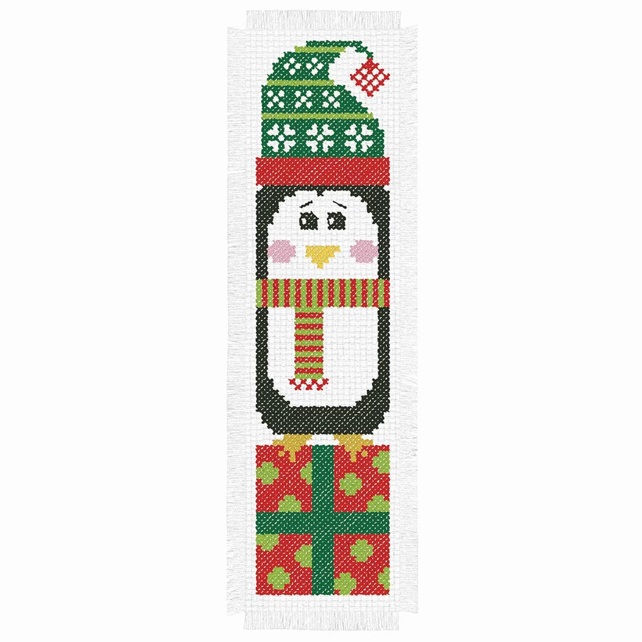 Herrschners North Pole Characters Bookmarks Counted Cross-Stitch Kit - Image 5
