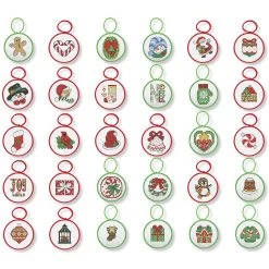 Herrschners Holiday Traditions Ornaments Counted Cross-Stitch Kit