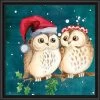 Sunrays Creations Needlearts We Give A Hoot About Christmas Counted Cross-Stitch Chart