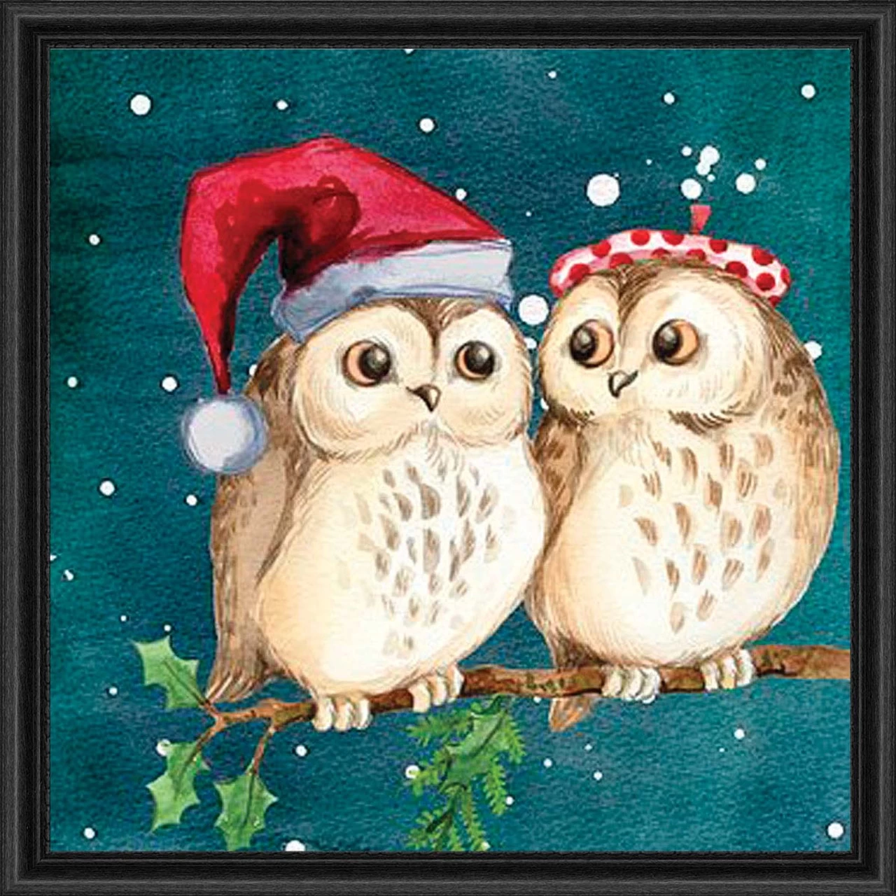 Sunrays Creations Needlearts We Give A Hoot About Christmas Counted Cross-Stitch Chart
