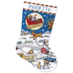 Design Works Countryside Delivery Stocking Counted Cross-Stitch Kit