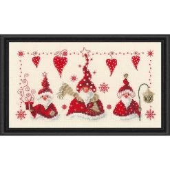 Vervaco Cheerful Santa Counted Cross-Stitch Kit