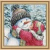 Dimensions A Kiss For Snowman Counted Cross-Stitch Kit