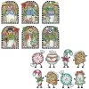 Design Works Woodland Snowmen & Candy Ornament Set Counted Cross-Stitch