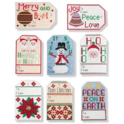 Herrschners Season Of Giving Gift Tags Counted Cross-Stitch Kit
