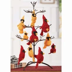 Herrschners Christmas Cardinals Ornaments Crochet Kit