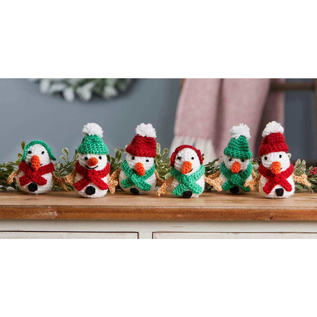 Herrschners Frosty Fellows Crochet Kit