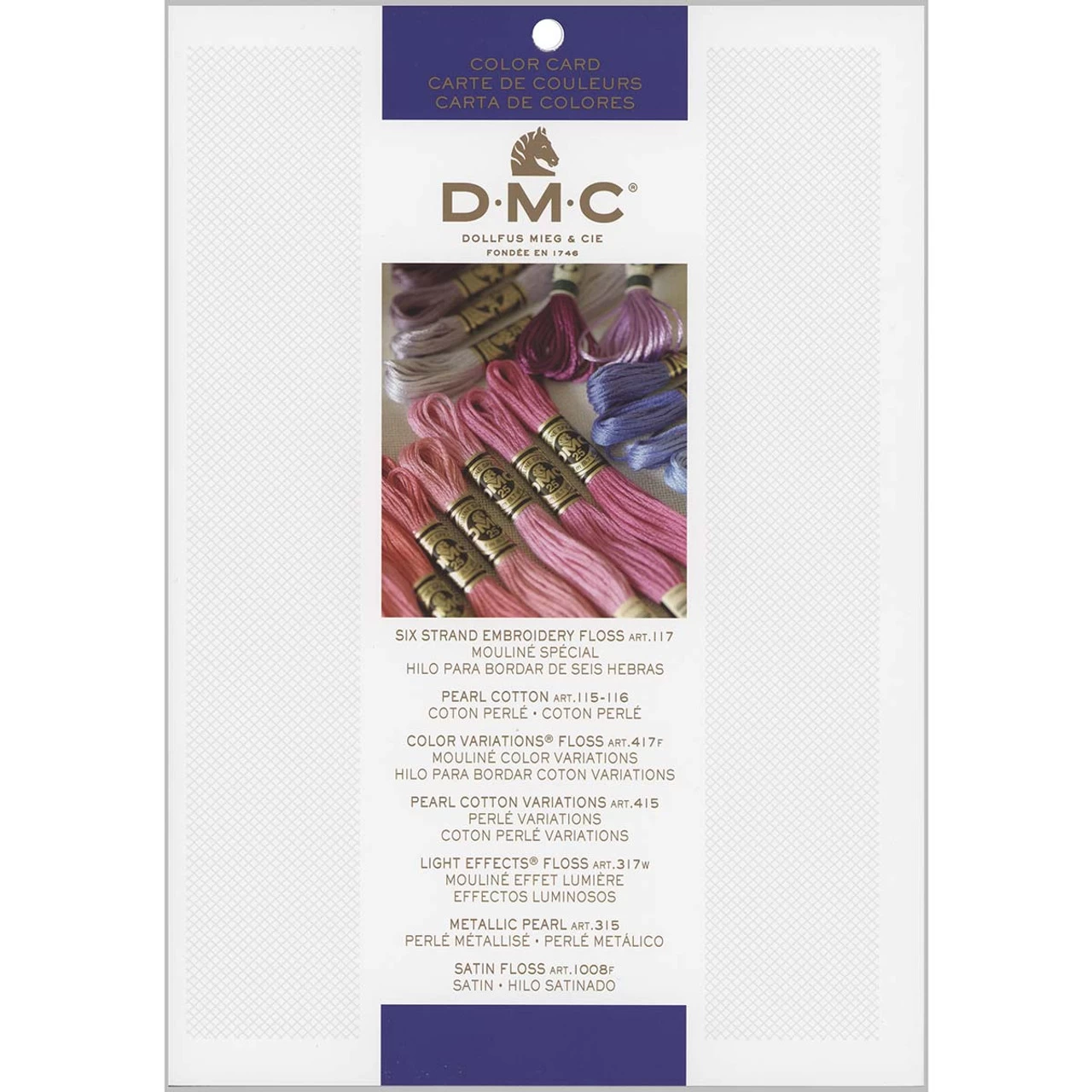 DMC Needlework Thread Color Card