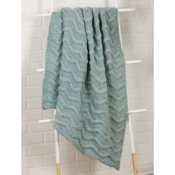 Willow Yarns Ziggity-Zag Throw Knit Yarn Kit