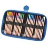 Herrschners Colored Pencils & Blue Zipper Case Accessory
